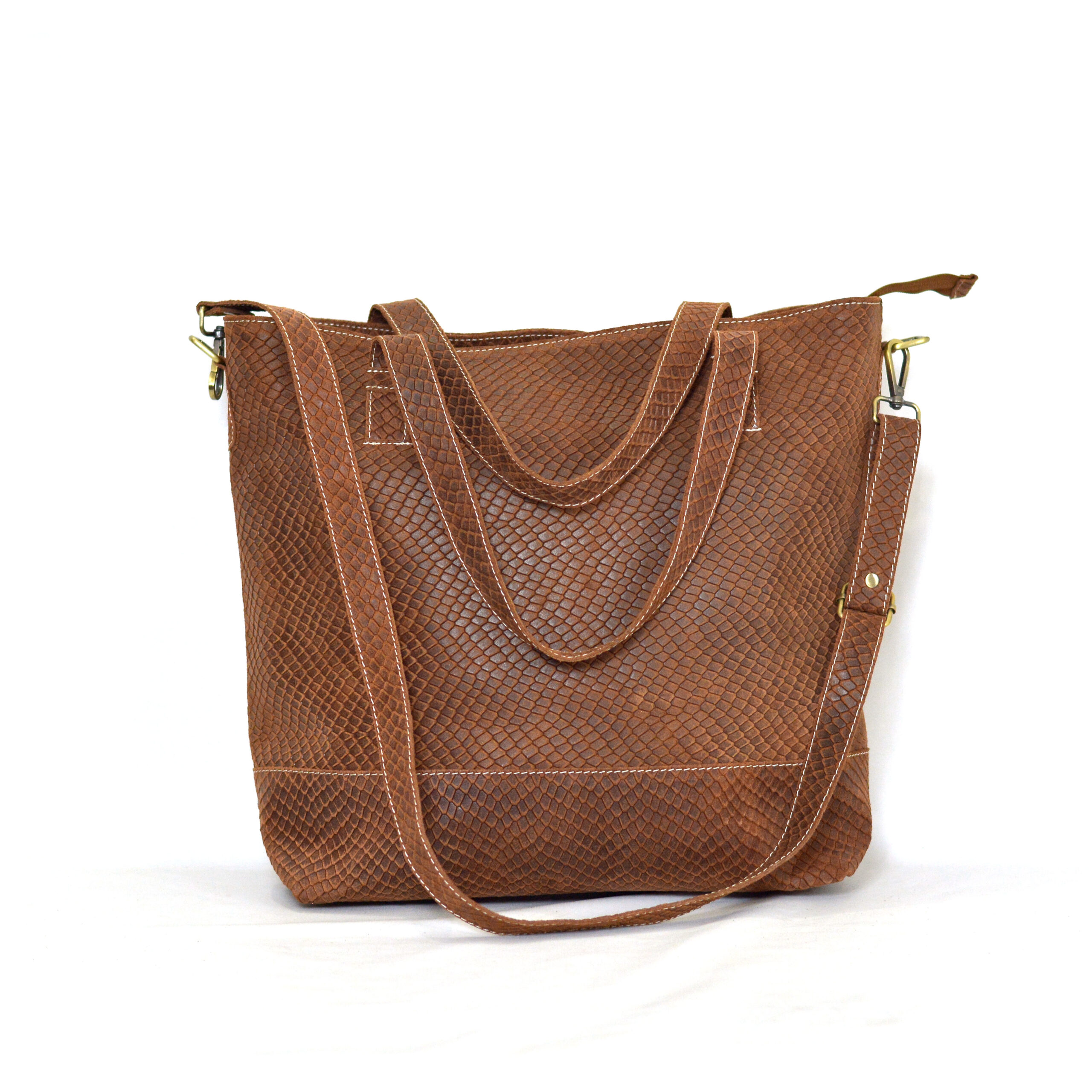 Brown Mini Checkered Pattern Leather Bag Anti Theft Purse For Women – DASTI